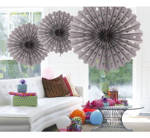 Honeycomb Fan Zilver 45 cm - per stuk