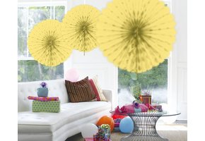 Honeycomb Fan Ivoor 45 cm - per stuk