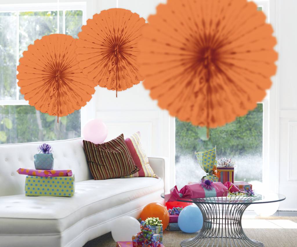 Honeycomb Fan Zalm 45 cm - per stuk