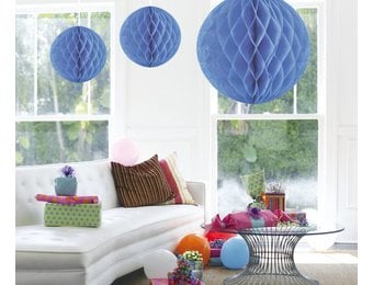 Honeycomb Bal Baby Blauw XL 50 cm - per stuk