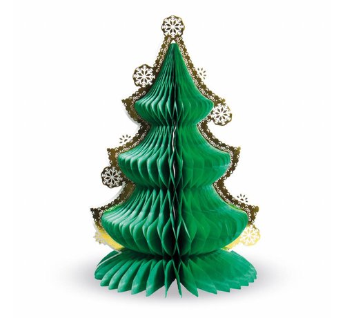 Honeycomb Kerstboom 30 cm - per stuk