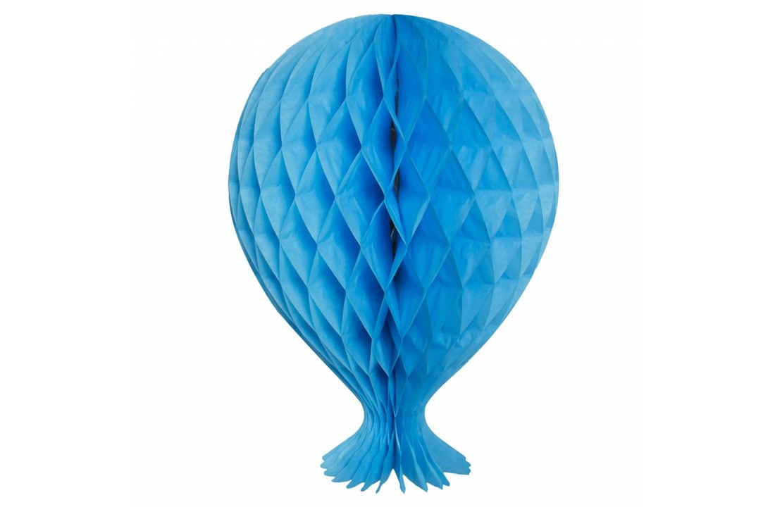 Honeycomb Ballon Baby Blauw 37cm - per stuk