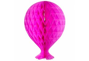 Honeycomb Ballon Magenta 37 cm - per stuk