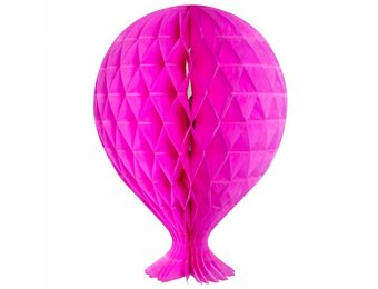 Honeycomb Ballon Magenta 37 cm - per stuk