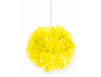 Pompom Geel - per stuk