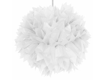 Pompom Wit 30 cm - per stuk