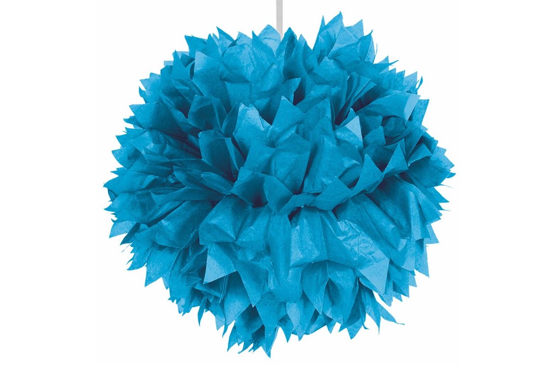 Pompom Azuur Blauw - per stuk