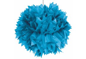 Pompom Azuur Blauw - per stuk