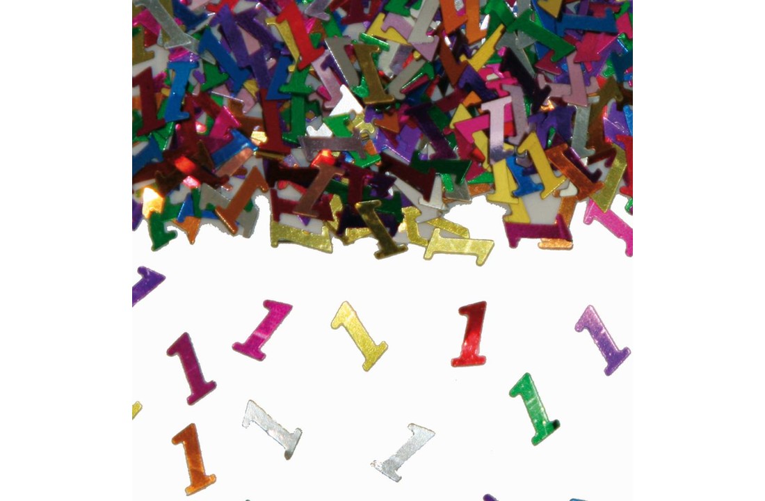 Confetti 1 Jaar Multicolor