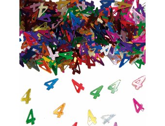 Confetti 4 Jaar Multicolor