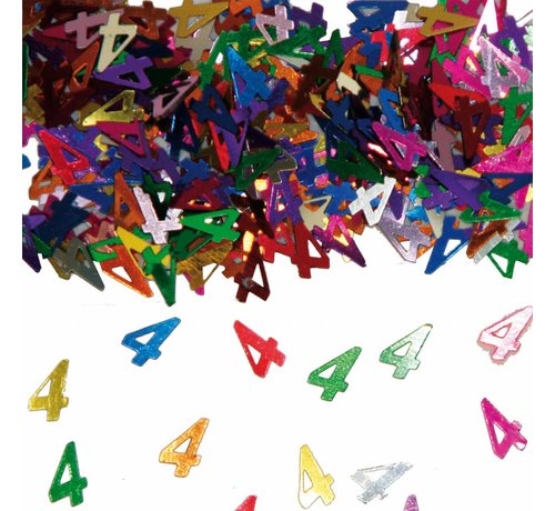 Confetti 4 Jaar Multicolor