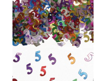 Confetti 5 Jaar Multicolor