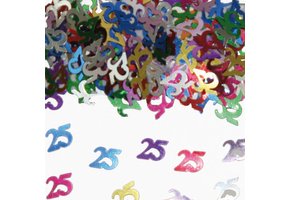 Confetti 25 Jaar Multicolor
