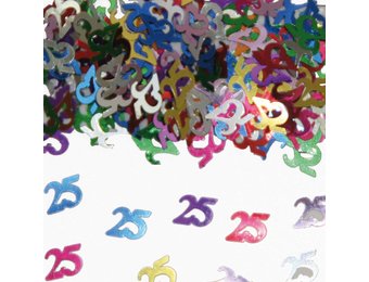 Confetti 25 Jaar Multicolor