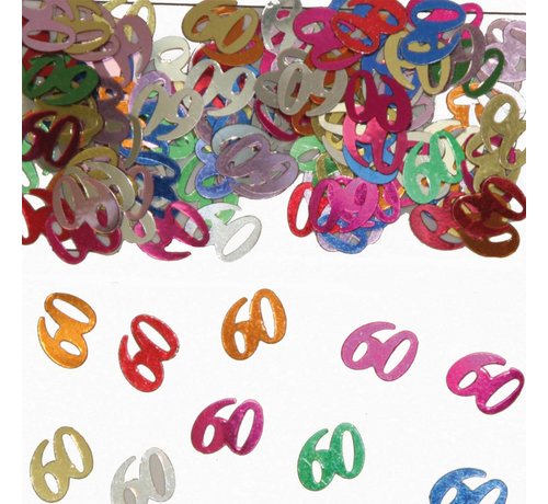 Confetti 60 Jaar Multicolor