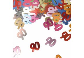 Confetti 90 Jaar Multicolor