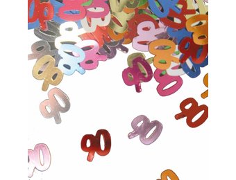 Confetti 90 Jaar Multicolor