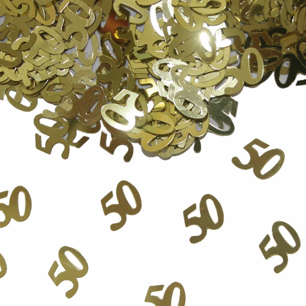 Confetti 50 jaar Goud