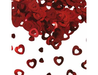 Confetti Hart Rood