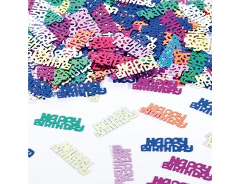 Confetti Happy Birthday Multicolor