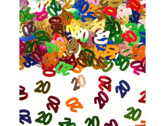 Confetti 20 Jaar Multicolor