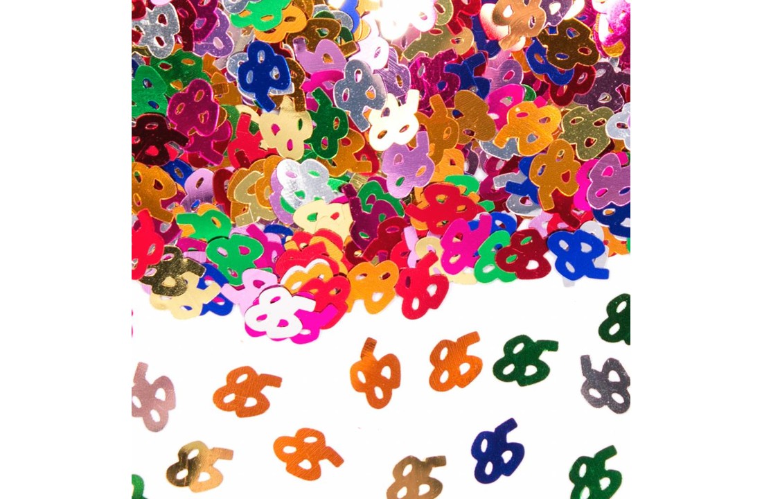 Confetti 85 Jaar Multicolor
