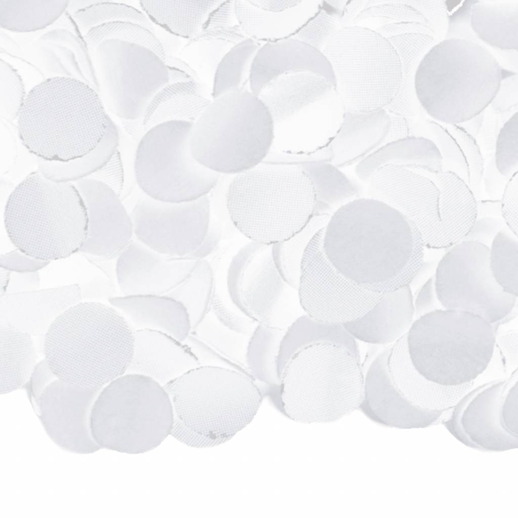 Luxe Confetti Wit - 100 gram