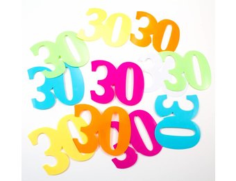 Tafelconfetti XL 30 jaar
