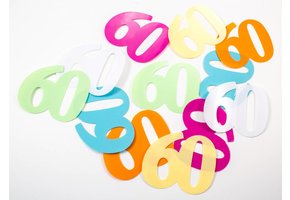 Tafelconfetti XL 60 jaar