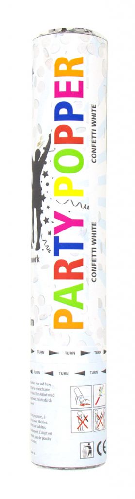 Confetti Party Popper Hartjes - 28 cm
