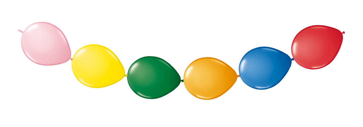 Folatex Ballonslinger Multicolor - 8 stuks