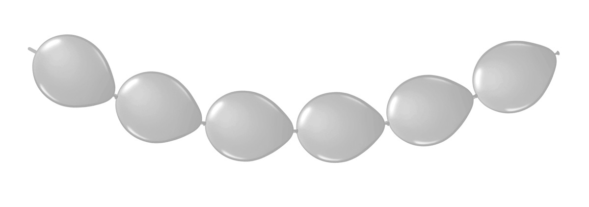 Folatex Ballonslinger Zilver - 8 stuks