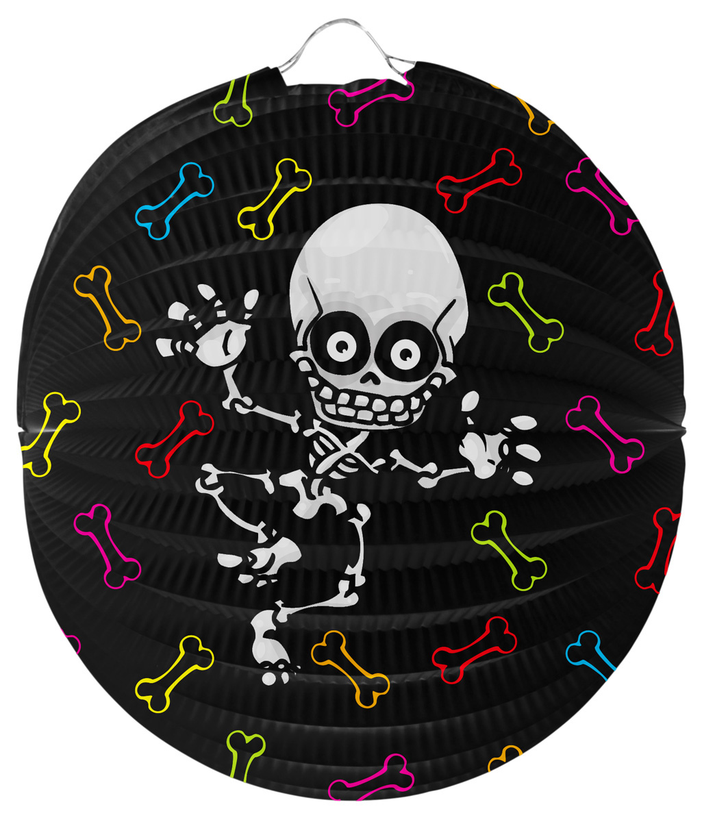 Lampion Skelet 22 cm - per stuk