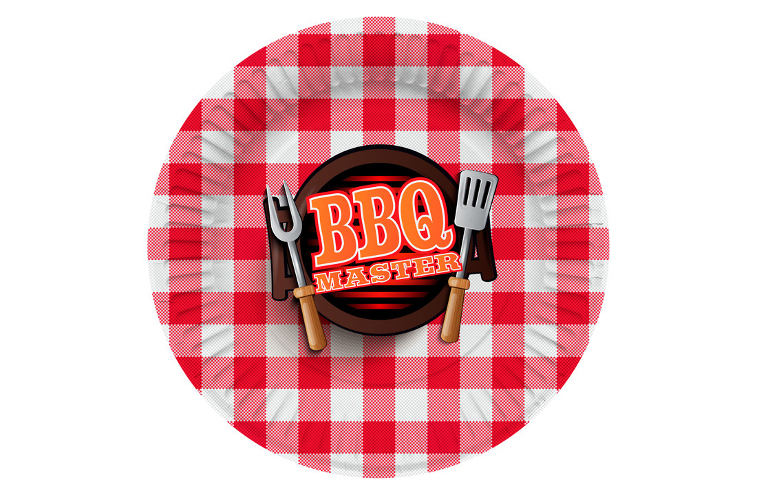 BBQ Wegwerp Bordjes XL - 8 stuks