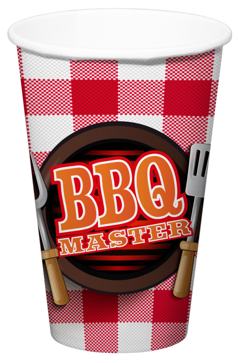 BBQ Wegwerp Bekertjes XL - 8 stuks