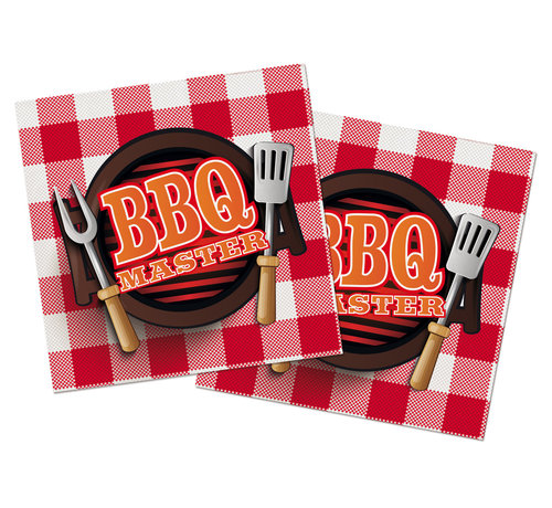 BBQ Servetten XL - 20 stuks