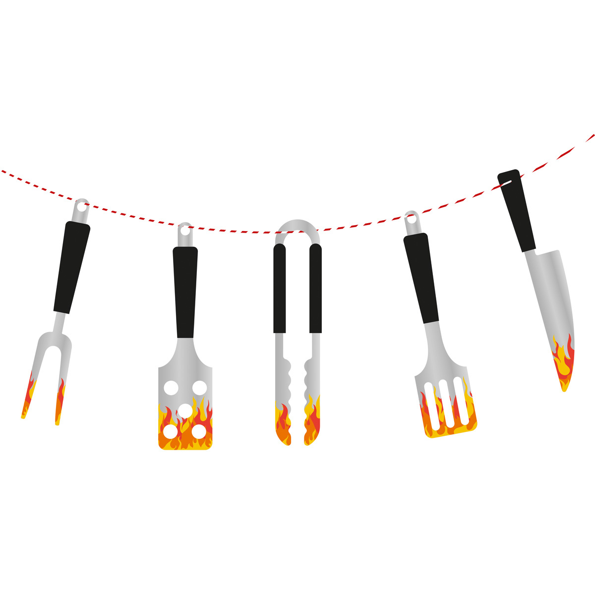BBQ Slinger 1,8 Meter - per stuk