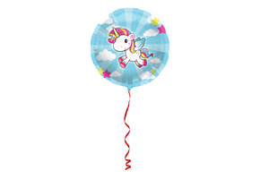 Folieballon Unicorn 45 cm - per stuk