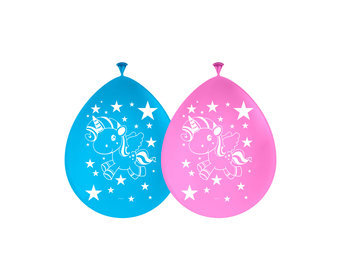 Unicorn Ballonnen 30 cm - 8 stuks