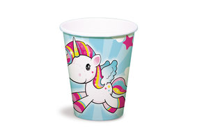 Unicorn Bekers - 8 stuks