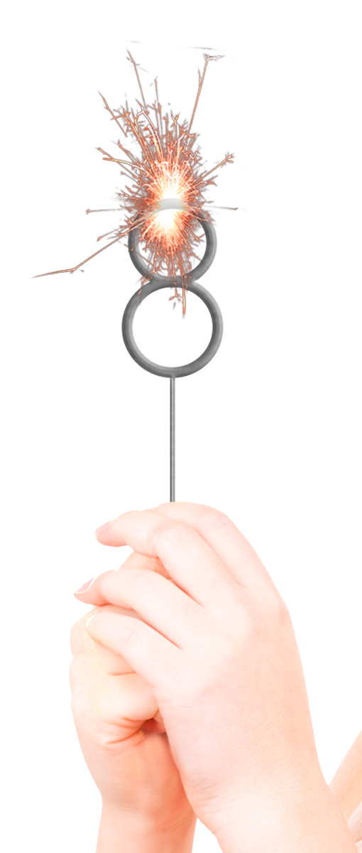 Sterretjes Cijfer 8 - per stuk