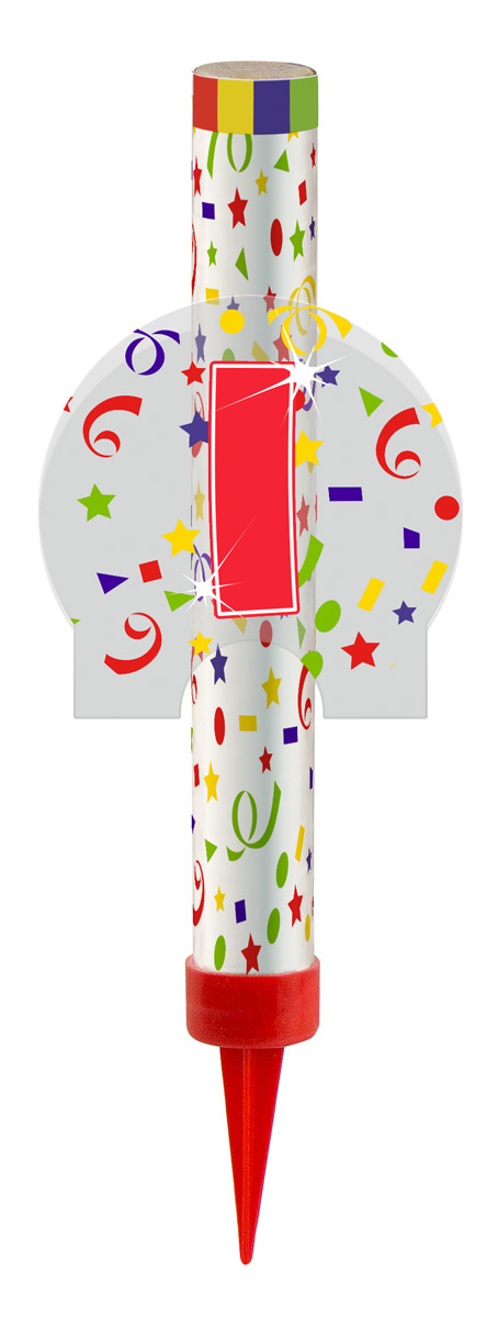 Fonteintje Cijfer 1 - per stuk