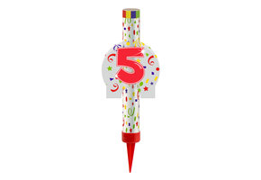 Fonteintje Cijfer 5 - per stuk