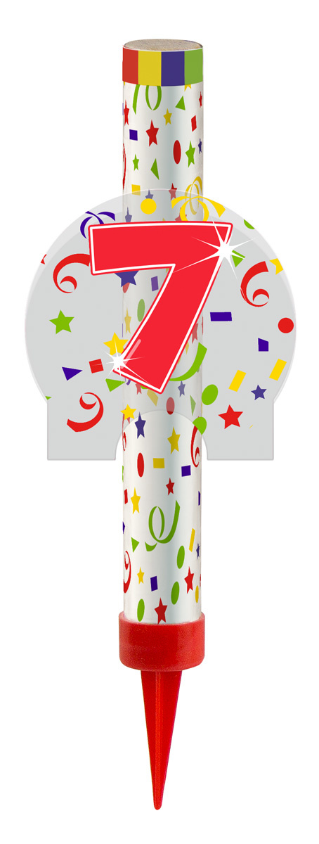 Fonteintje Cijfer 7 - per stuk