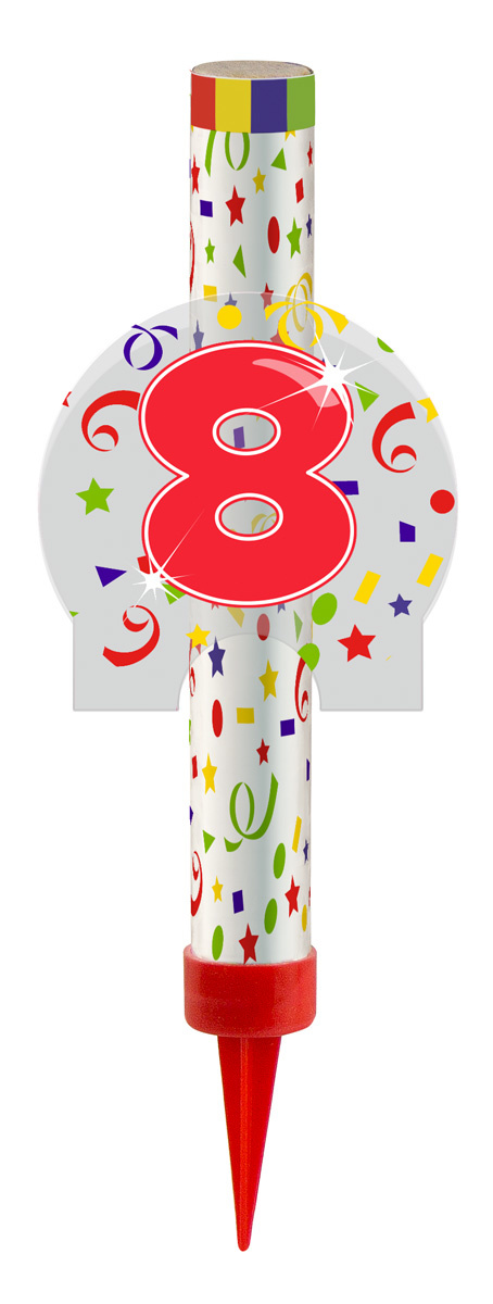 Fonteintje Cijfer 8 - per stuk