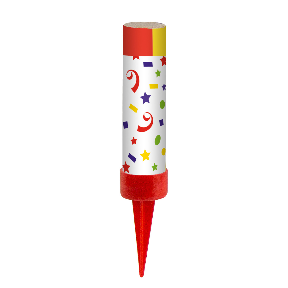 Fonteintjes Confetti 6cm - 5 stuks