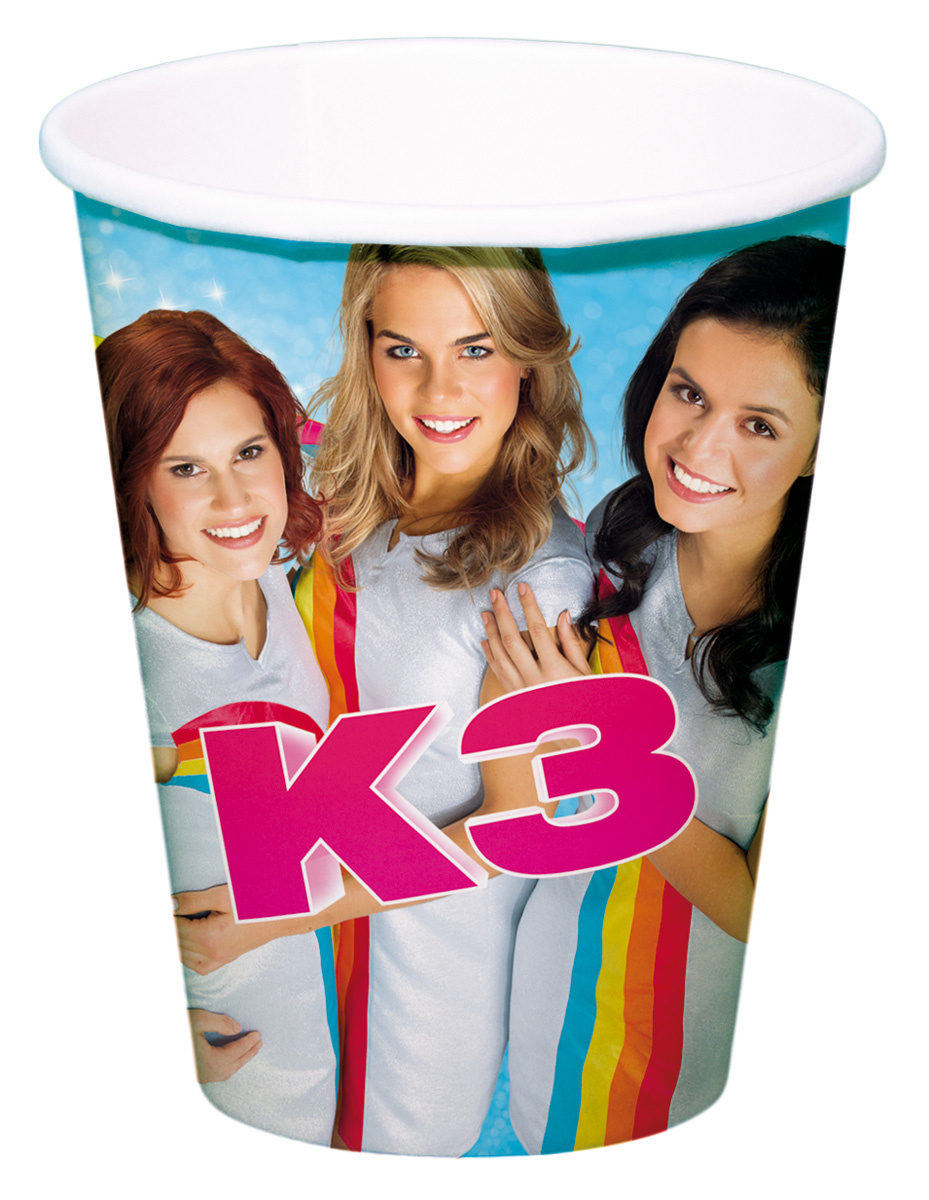 K3 Wegwerp Bekertjes - 8 stuks