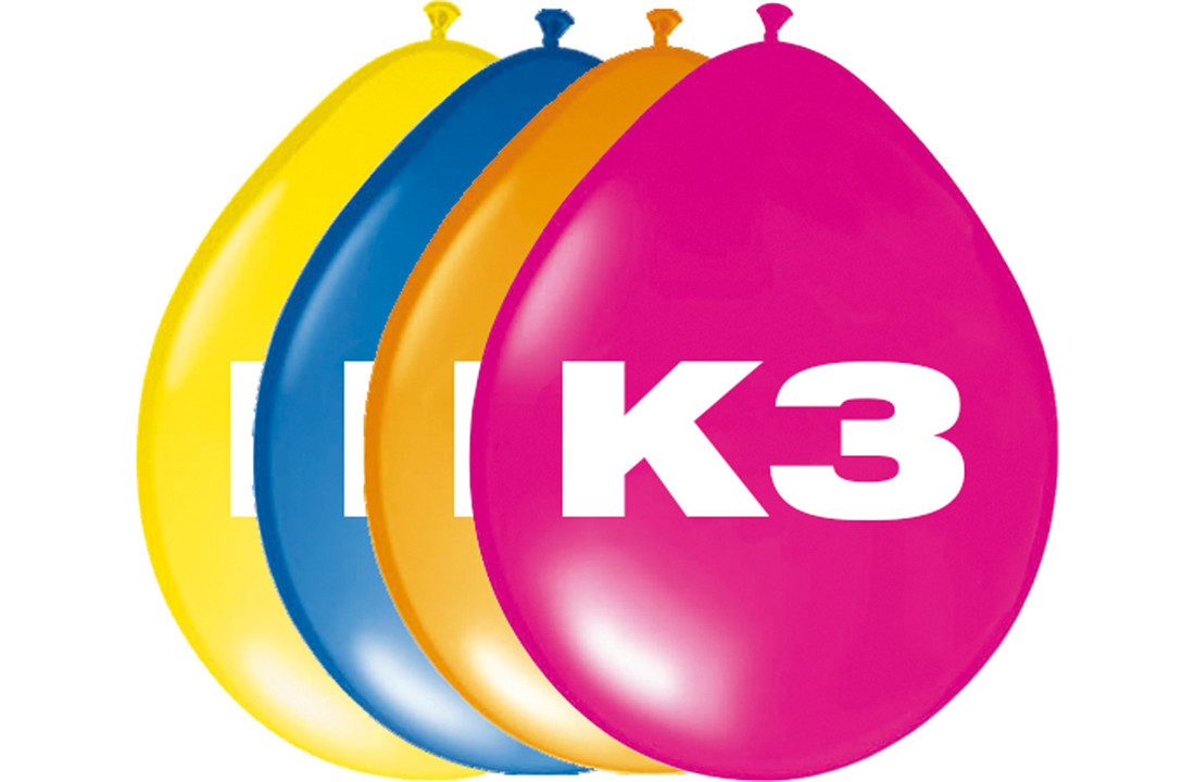 K3 Ballonnen 30 cm- 8 stuks