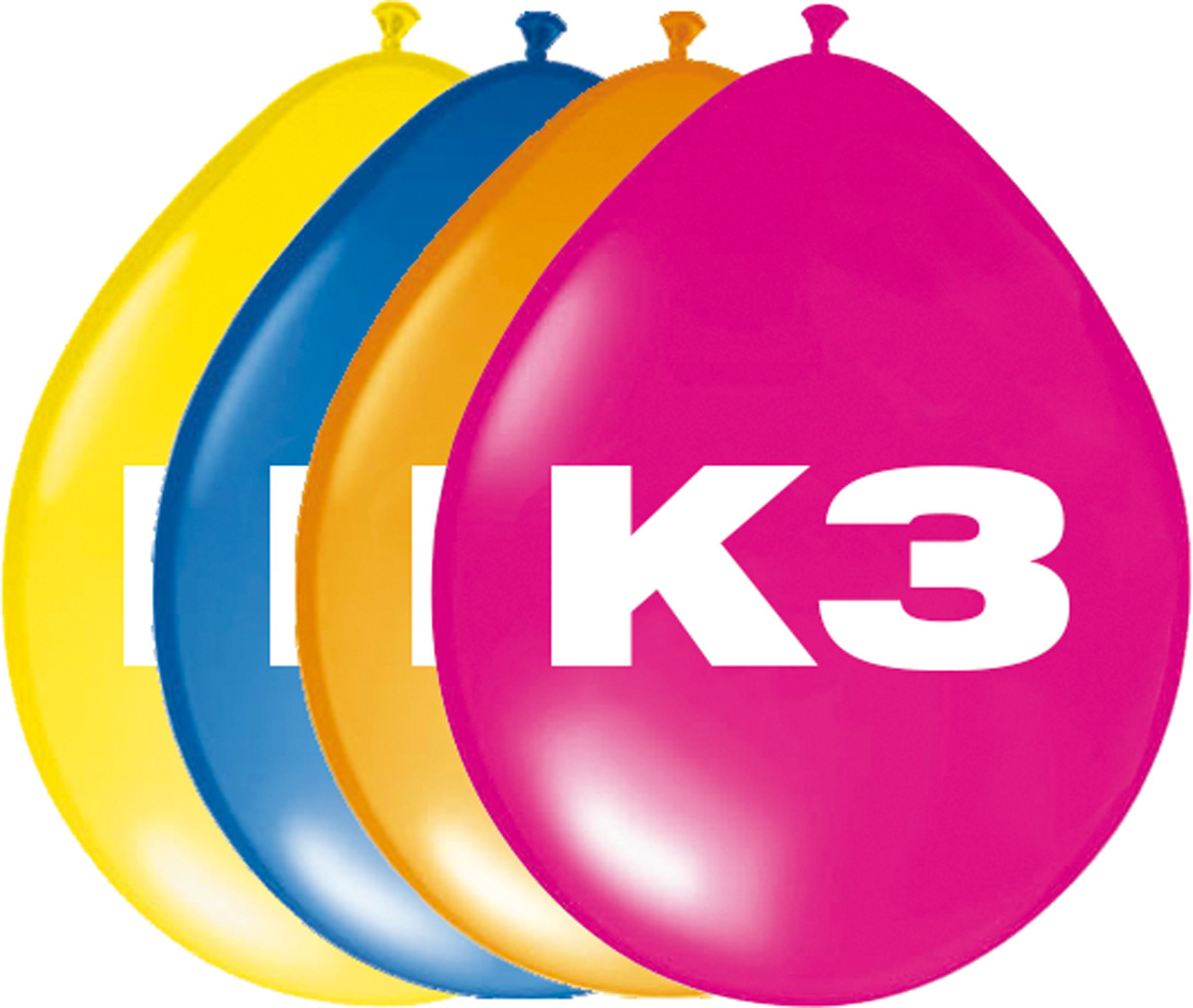 K3 Ballonnen 30 cm- 8 stuks