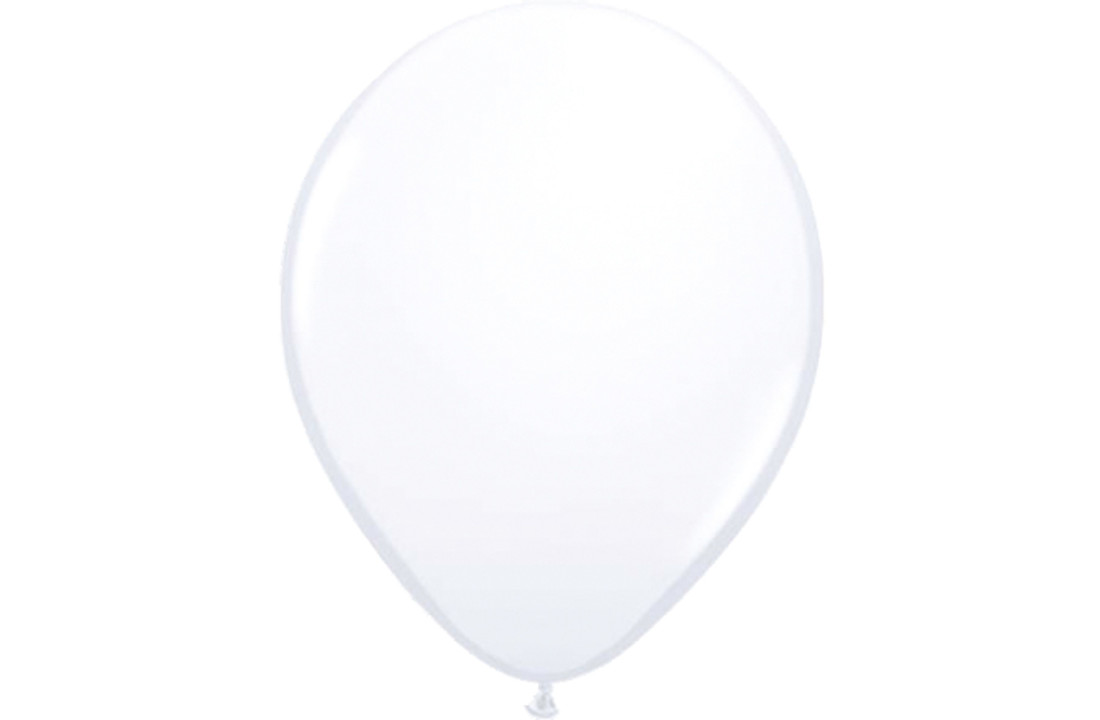 Folatex Ballonnen Metallic Wit 30cm - 100 stuks